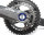 FTC Kurbel Schraube für Shimano XTR XT LX  Ultegra 105 blau
