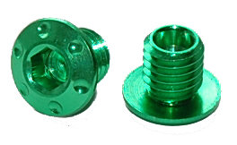 FTC Paar Cantisockel Schrauben M8 grün