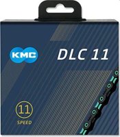 KMC Kette X11 SL DCL Super Light schwarz-celeste 11 fach 116 Glieder incl Link